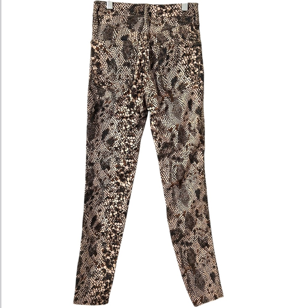 We The Free Free People Two Faced Snakeskin Pants Women's Size 25 - Picture 5 of 8